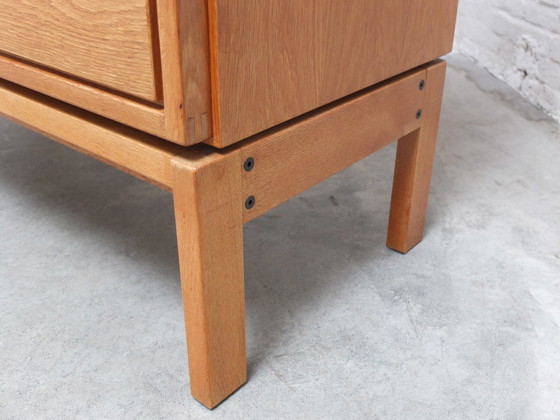 Image 1 of Dekorativer Barschrank 'N-Line' aus Eiche von P&J Neirinck, 1968