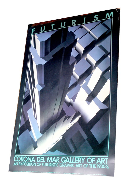 Image 1 of Großes Art Deco Architektur Wolkenkratzer Poster