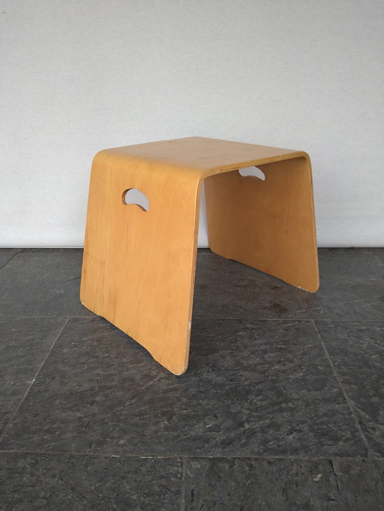 Image 1 of Skandinavischer Hocker aus Sperrholz