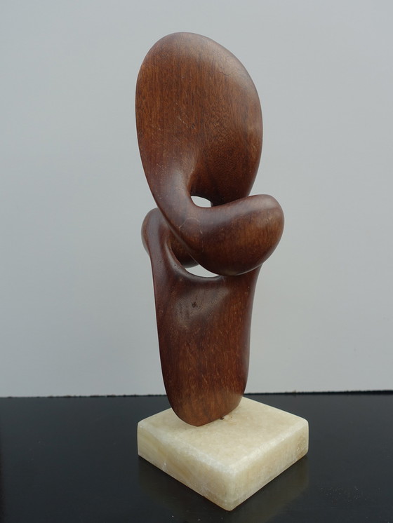 Image 1 of Abstrakte Holzskulptur