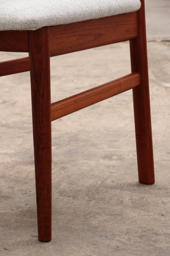 Image 1 of Dänisches Set aus 4 Kai Kristansen Stühlen und einem Tisch von Korup, 1960, Dänemark.