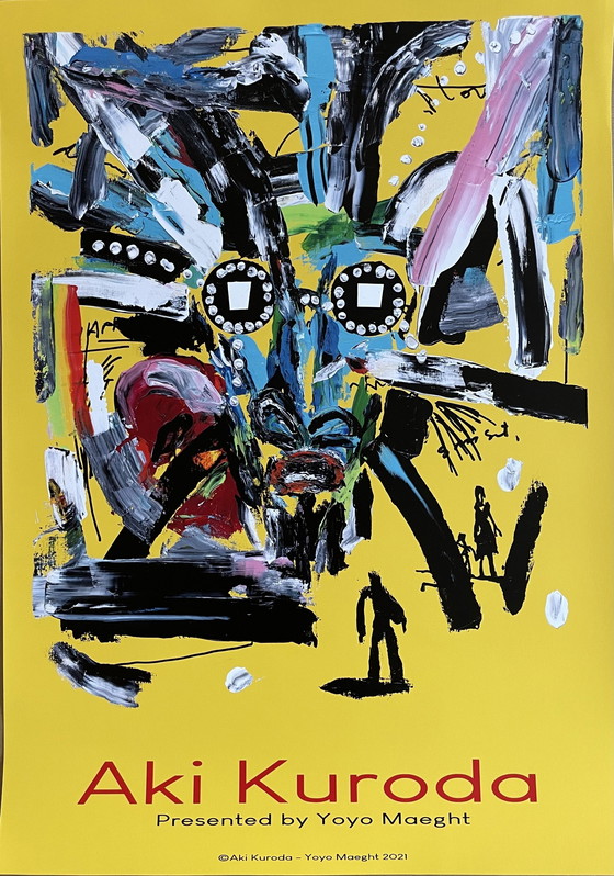 Image 1 of Aki Kuroda, Autoportrait, Copyright Aki Kuroda-Yoyo Maeght 2021, Gedruckt in Frankreich