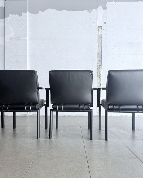 Image 1 of 6X Quadro W Stühle Design von Bruno Rey & Charles Polin, 1989