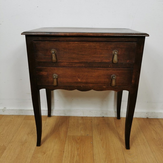 Image 1 of Antikes Sideboard, Kommode, Dielenständer, Nachttisch