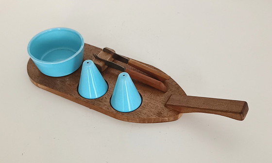 Image 1 of Französisches Käsesnack-Set Fünfziger Jahre