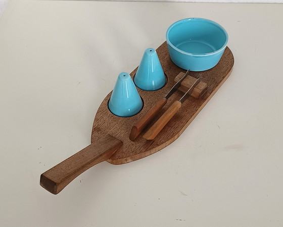 Image 1 of Französisches Käsesnack-Set Fünfziger Jahre