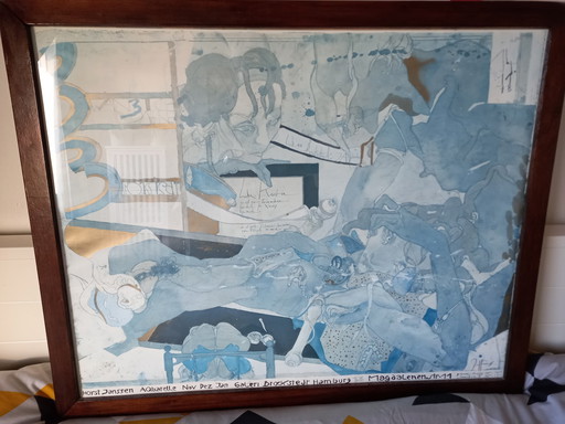 Aquarell, Horst Janssen Hamburg, 14-11-1929, 31-08-199531-