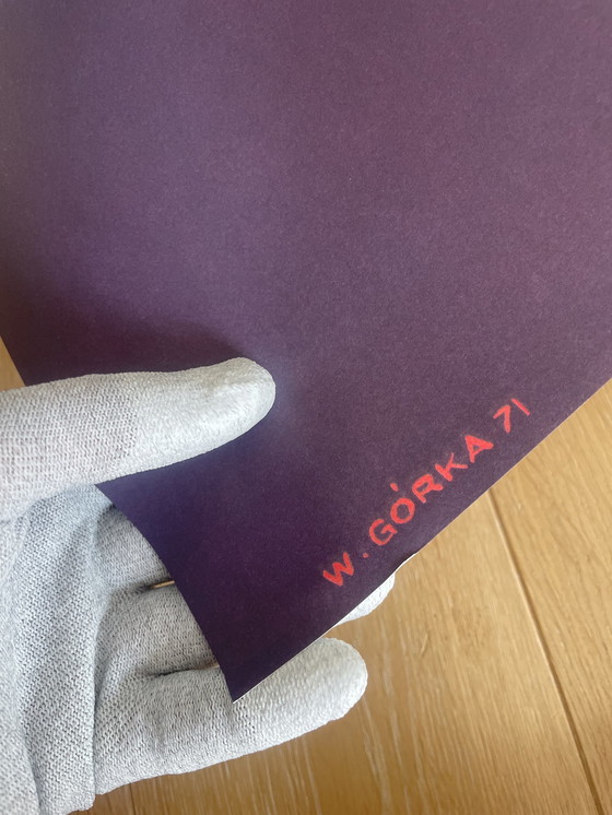 Image 1 of W. Gorka Circus Acrobat 1971 Poster