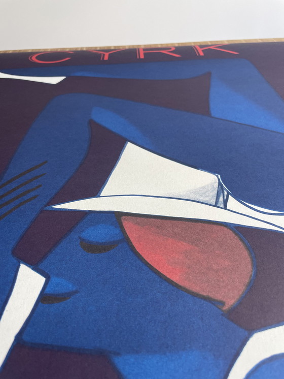 Image 1 of W. Gorka Circus Acrobat 1971 Poster