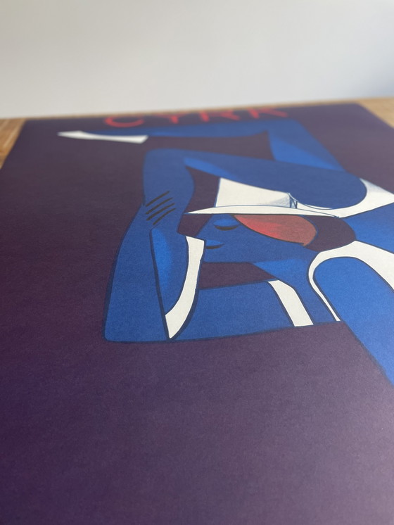 Image 1 of W. Gorka Circus Acrobat 1971 Poster