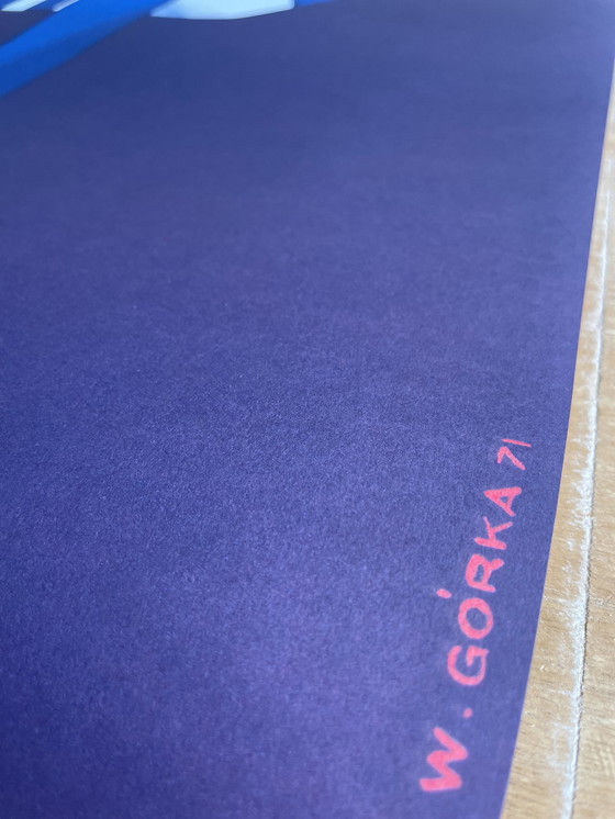 Image 1 of W. Gorka Circus Acrobat 1971 Poster