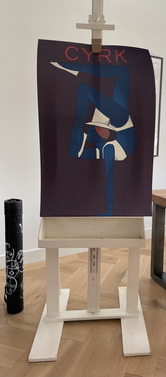 Image 1 of W. Gorka Circus Acrobat 1971 Poster