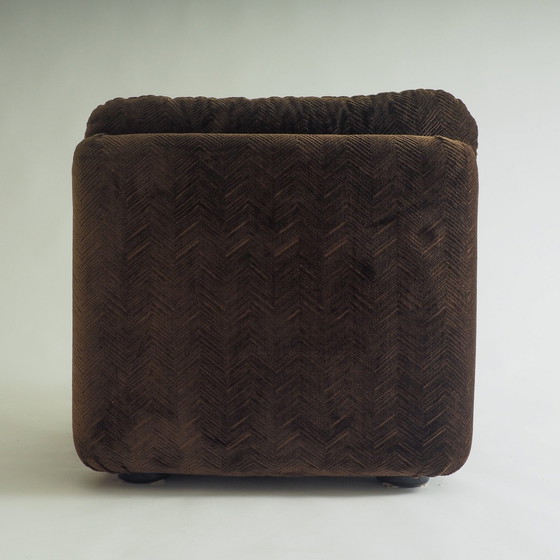 Image 1 of 70S Samt 1 Sitz Sofa