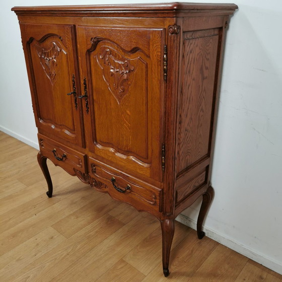 Image 1 of  Brocante Queen Ann Barschrank, Wandschrank Buffetschrank Schubladenschrank