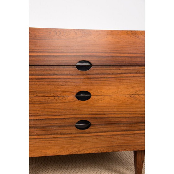 Image 1 of Vintage Rio Palisander Frisiertisch von Joseph André Motte für Charron, Frankreich 1960