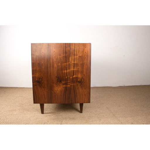 Vintage Rio Palisander Frisiertisch von Joseph André Motte für Charron, Frankreich 1960