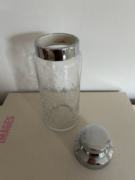 Image 1 of Vintage Cocktail Shaker Glas / Silber