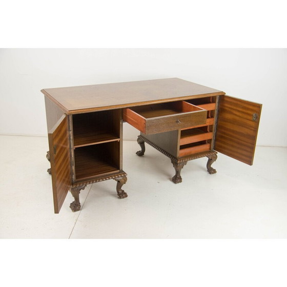 Image 1 of Freistehender Jugendstil-Schreibtisch, 1920er Jahre