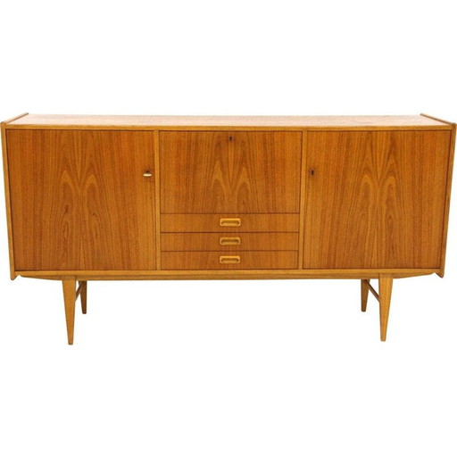 Sideboard aus Teakholz, Schweden 1950