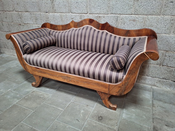 Image 1 of Holländisches Biedermeiersofa aus Mahagoni