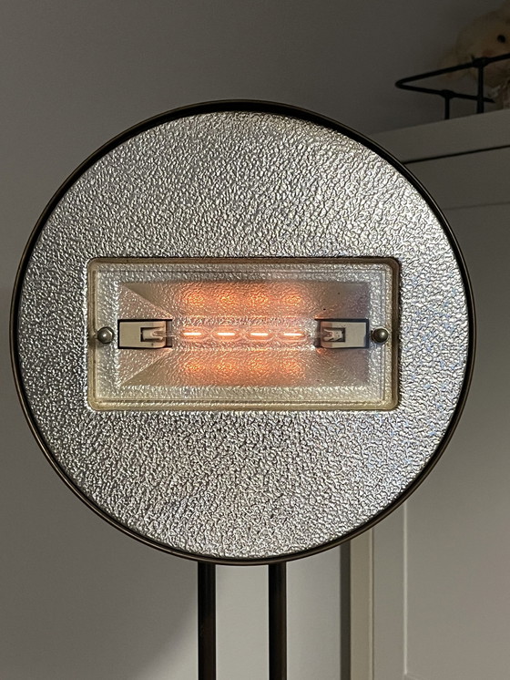 Image 1 of Vintage Danish Eiche/Bronze Stehlampe