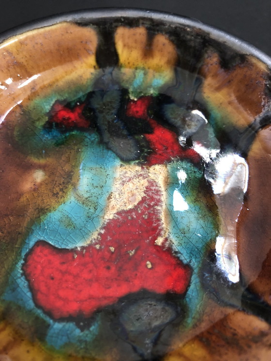 Image 1 of Vide Poche Ceramique Dans Le Goût Amphora Perignem