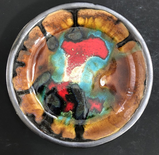 Image 1 of Vide Poche Ceramique Dans Le Goût Amphora Perignem