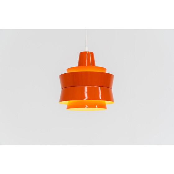 Image 1 of Bunte Pendelleuchte "Trava" von Carl Thore für Granhaga, Schweden 1960er Jahre