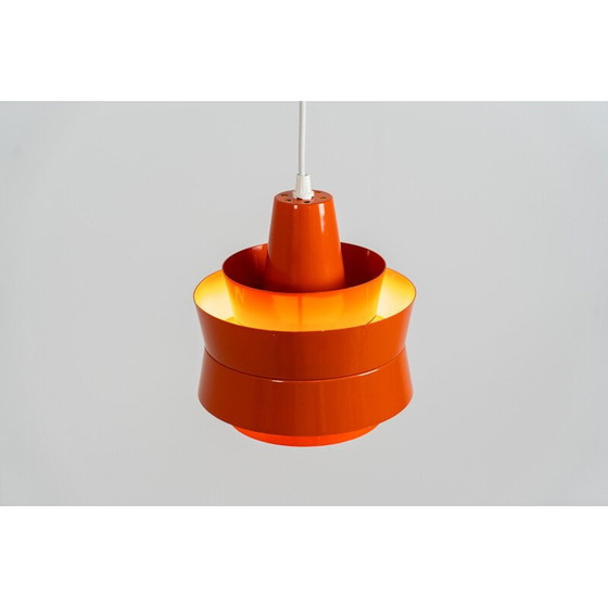 Image 1 of Bunte Pendelleuchte "Trava" von Carl Thore für Granhaga, Schweden 1960er Jahre