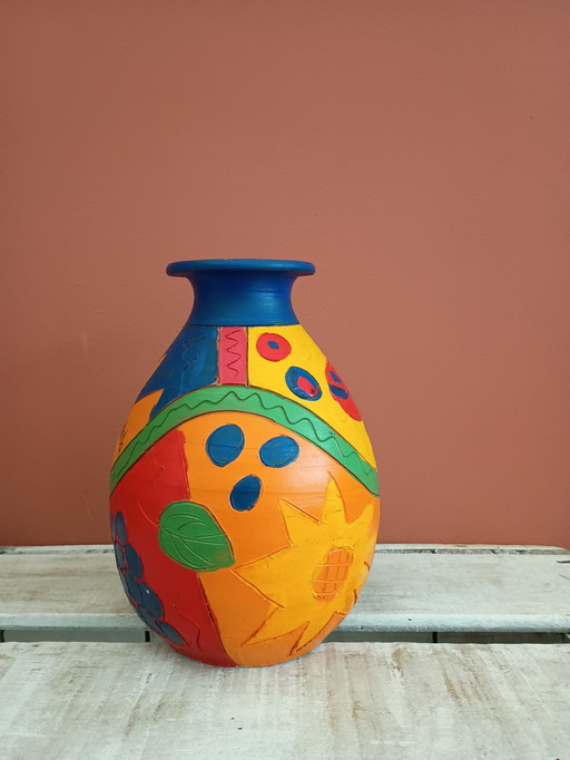 Bunte Vase Spanien