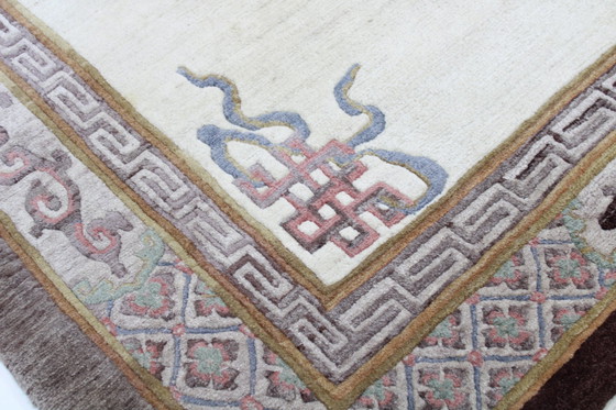 Image 1 of Original Handgeknüpfter Alte China Peking Art Modern 234 X 150 Cm Top Zustand