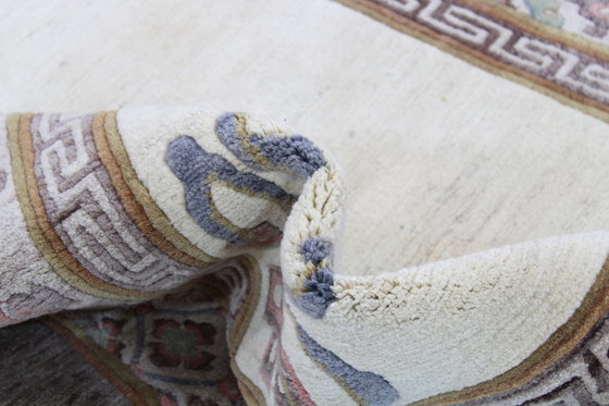 Image 1 of Original Handgeknüpfter Alte China Peking Art Modern 234 X 150 Cm Top Zustand