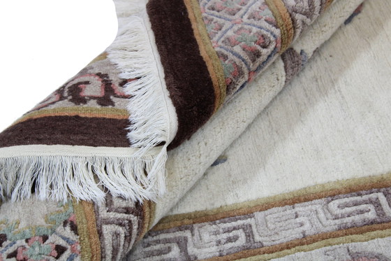 Image 1 of Original Handgeknüpfter Alte China Peking Art Modern 234 X 150 Cm Top Zustand