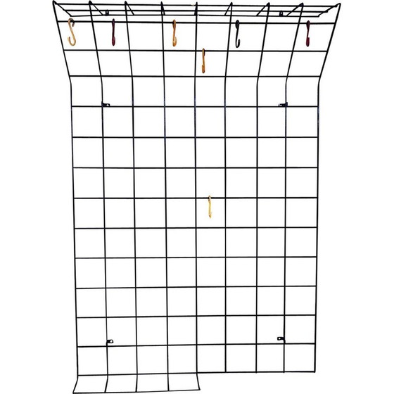 Image 1 of Kleider- und Hutständer aus schwarzem Metall, 1960