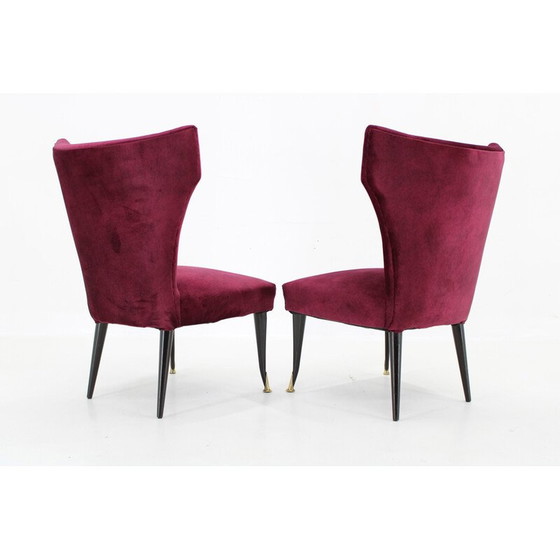 Image 1 of Paar alte Stühle, Italien 1950