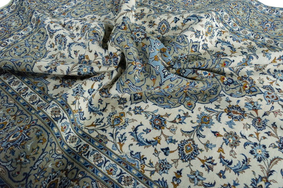 Image 1 of Handgeknüpfter Keshan Orientteppich – 385 X 280 Cm