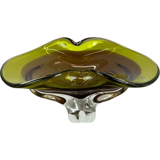 Tafelaufsatz aus Muranoglas, Italien 1970er Jahre