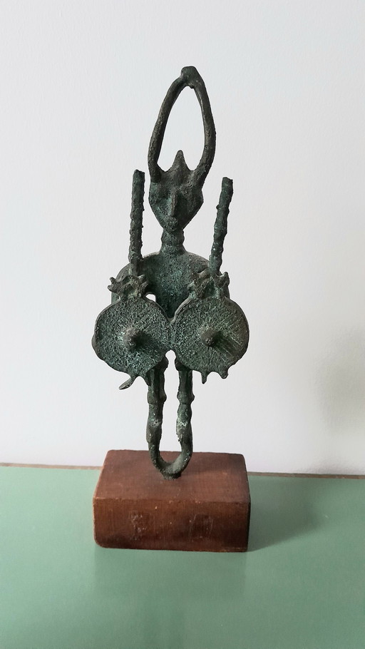 Sardische Statuette Aus Bronze