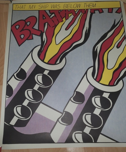 Als ich das Feuer eröffnete Roy Lichtenstein Tryptec Stedelijk Museum Amsterdam