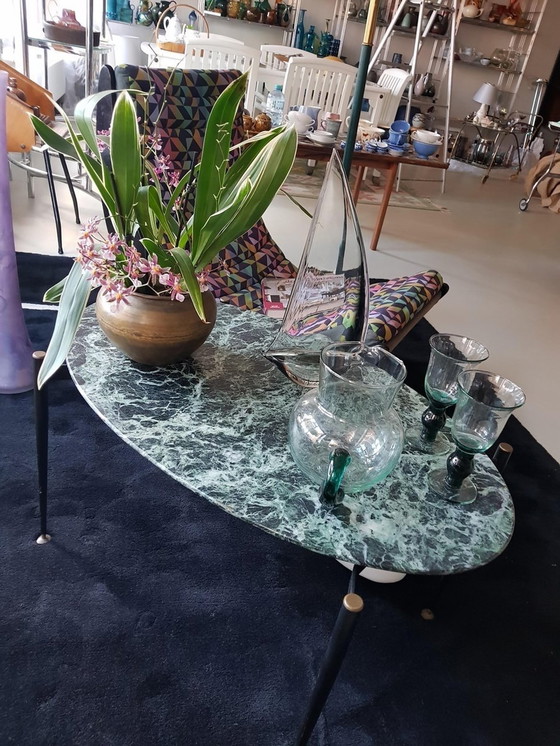 Image 1 of Italienischer Marmor-Beistelltisch, 1960er Jahre