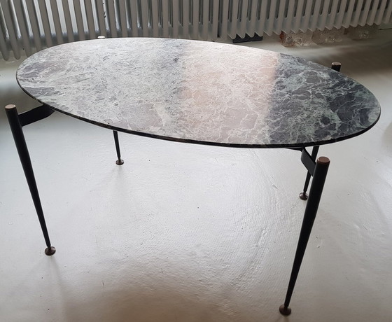 Image 1 of Italienischer Marmor-Beistelltisch, 1960er Jahre