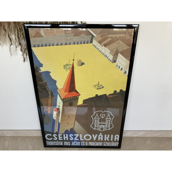 Image 1 of Vintage Art Deco Werbeplakat, 1930