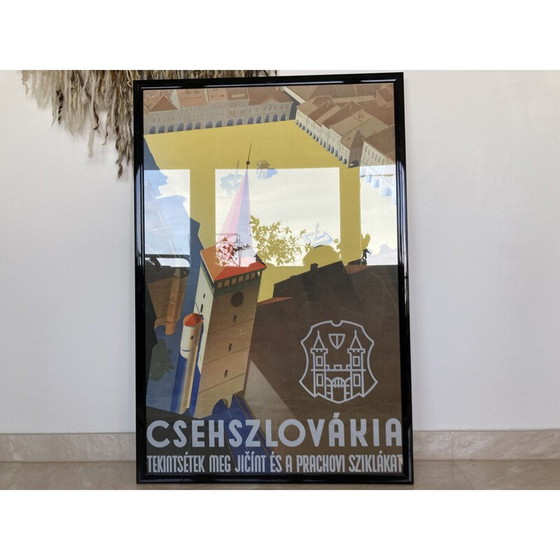 Image 1 of Vintage Art Deco Werbeplakat, 1930