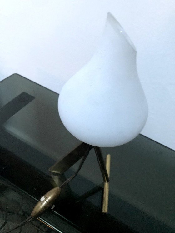 Image 1 of Vintage Tischlampe - Flamme - 1950