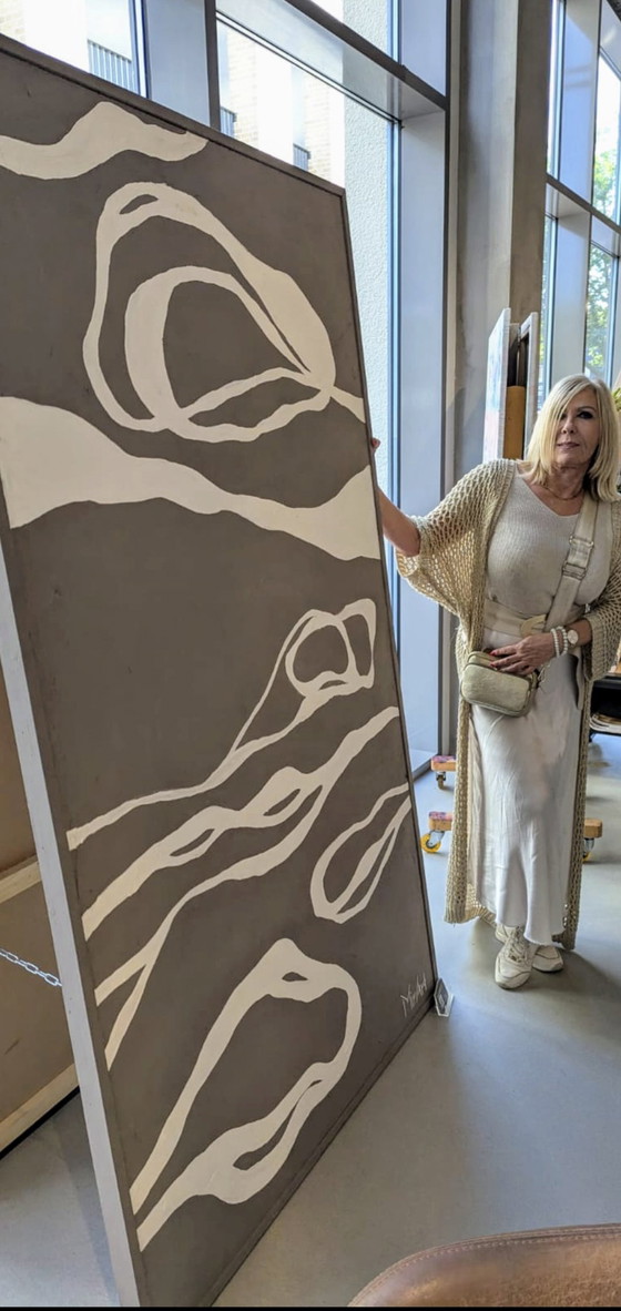 Image 1 of MirArt Malerei Beton Zirkel organische Formen