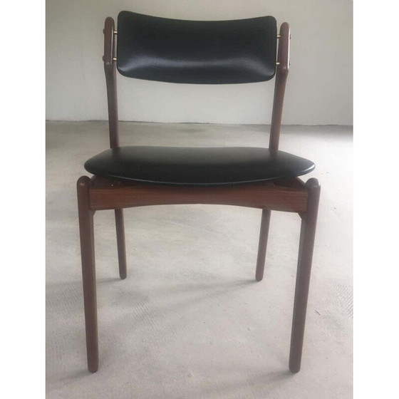 Image 1 of Vintage Teakholz Esszimmerstuhl Erik Buch 1960s