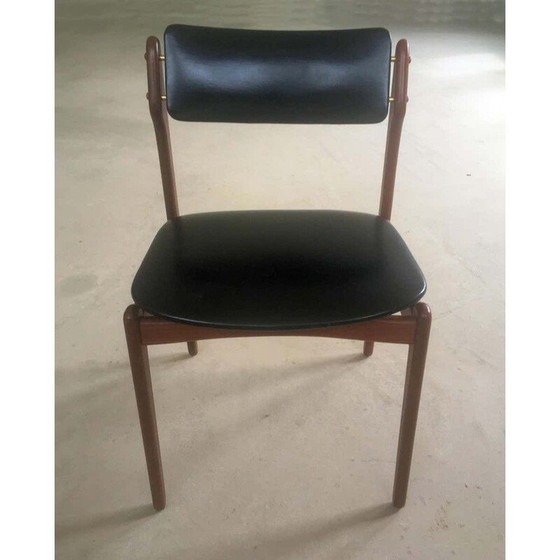 Image 1 of Vintage Teakholz Esszimmerstuhl Erik Buch 1960s