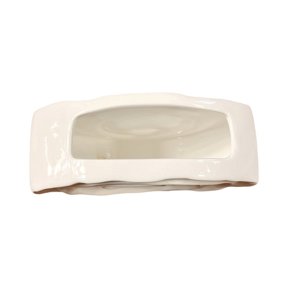 Image 1 of Porzellan, Handgeformte Muschelvase, Sandra Rich, Deutschland, 1990S.