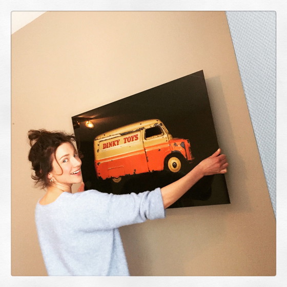 Image 1 of Job Boersma Dinkytoydeluxe Serie Stillife Mercedes 600 Dinkytoy auf Plexiglas