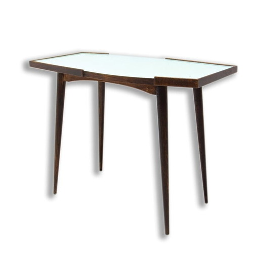 Beistelltisch aus Buchenholz, Mid Century, Tschechoslowakei 1960er Jahre
